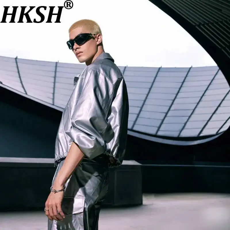 

Новый мужской комплект HKSH Spring: функциональная куртка и брюки в стиле футуристической технологичной моды, для уличной одежды и выступлений танцевальных команд HK22197