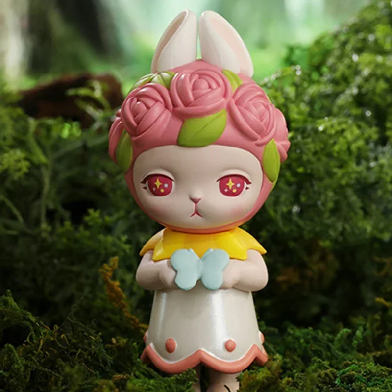 

POP MART Bunny Forest Series, натуральная загадочная коробка, слепая коробка, сумка для догадок, игрушки, кукла, милые настольные украшения, коллекция, подарок, милая модель