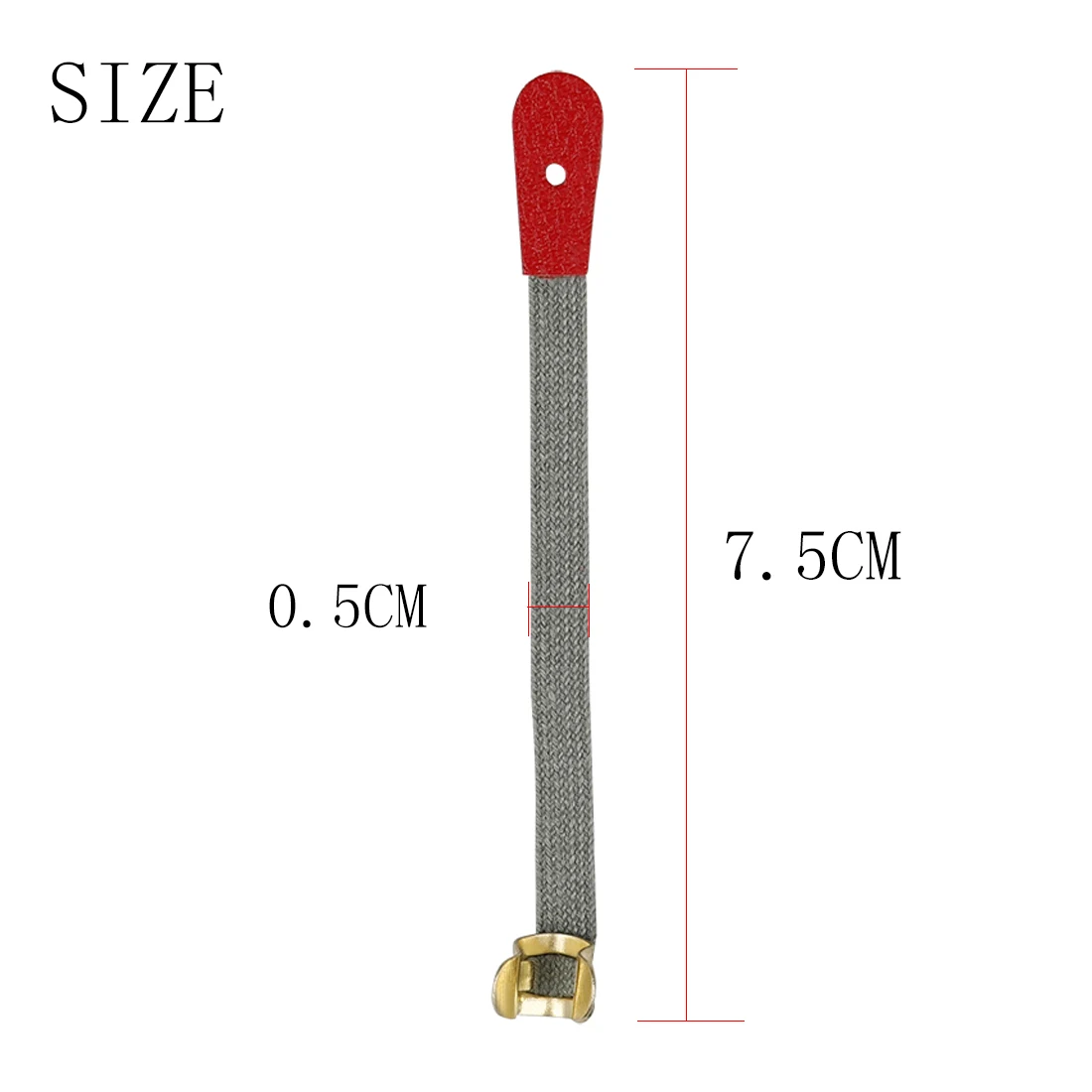 50Pcs Klavier Zaum Strap Mittleren Zaum Band Metall Schnalle Langlebig Armee Kordelzug Gürtel für Klavier Ersatz Zubehör Teile – Detail 16