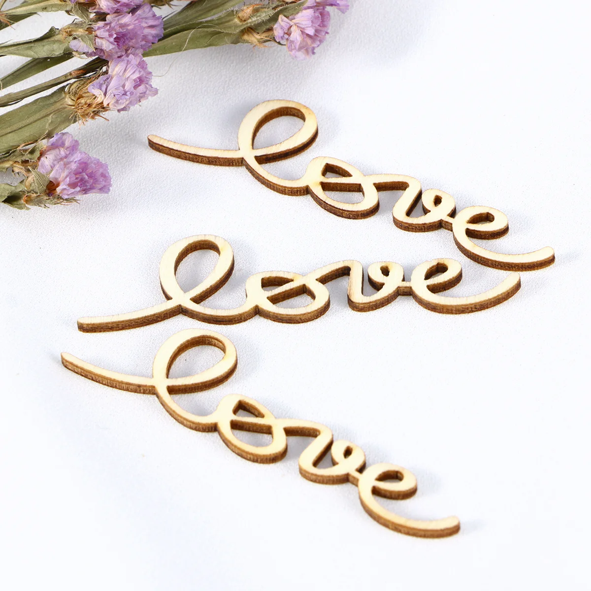 

5pcs Chips For Crafts Unfinished Wood Cutouts Diy Wooden Slices Decorative Craft Supplies Handicrafts Teaching Props Wood