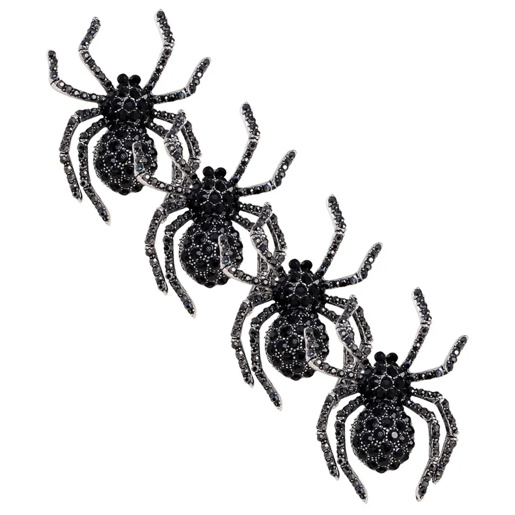 

Retro Spider Pcs Chic Spider Brooch Zinc Alloy Pin for Women Men Black Brooch Pins For Women Halloween Accessories Fashion Lapel
