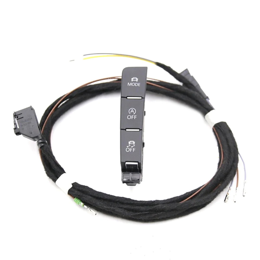 For Golf 7 MK7 ESP OFF Mode Driving Pattern OPS Parking Assist TPMS Tire Pressure Monitoring Switch Cable 5GG927238E