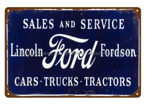 dining wall decor  car motor Sales And Service metal tin sign