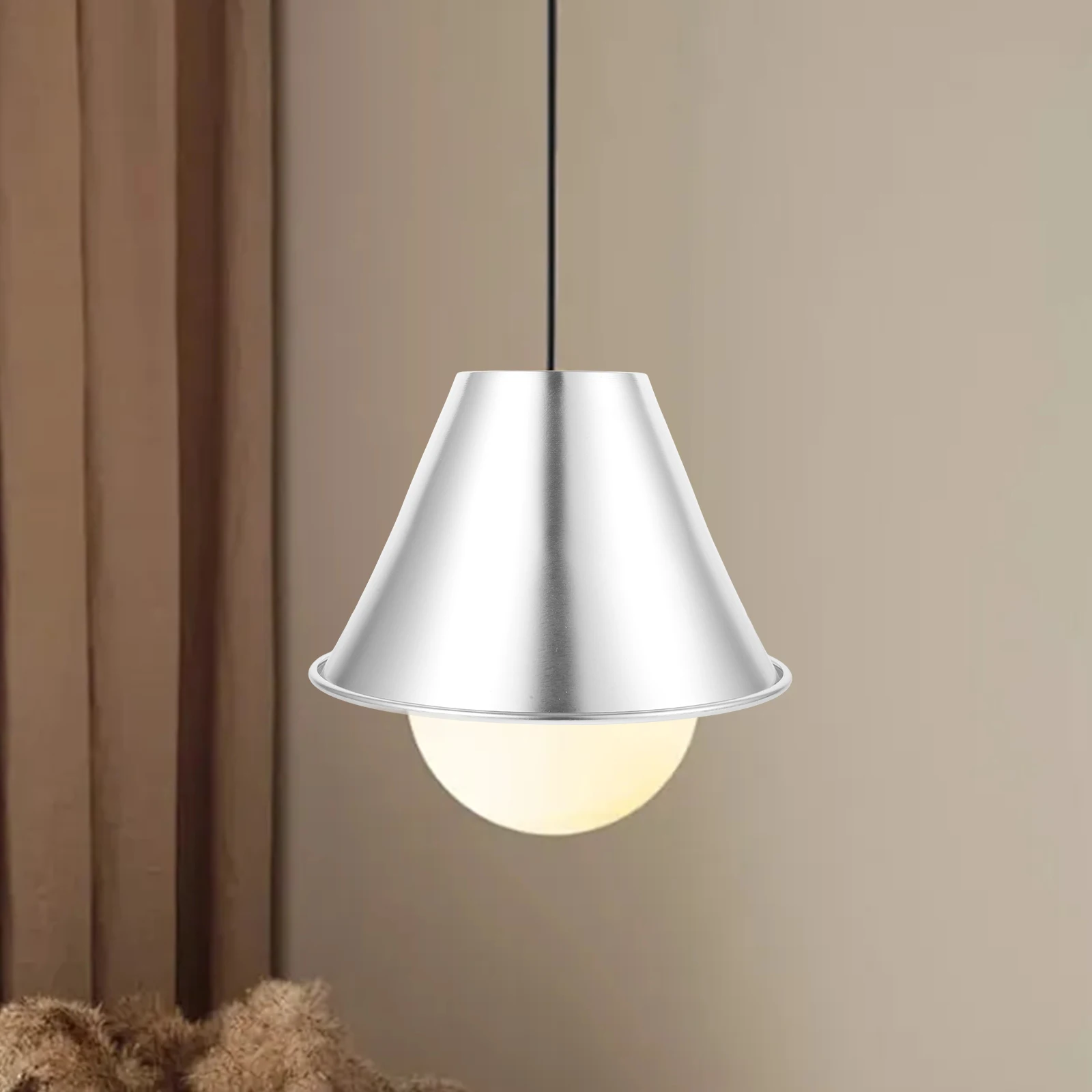 

Metal Pendant Lamp Shade Aluminum Alloy Lampshade Modern Retro Industrial Light Cover Decorative Ceiling Lampshade for Home Bar