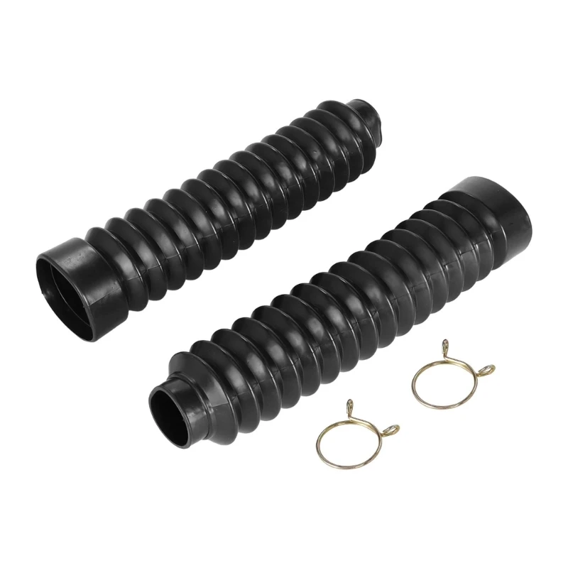 D8KE Rubber Dust Covers For Motorcycle Front Fork Shock Damper Universal
