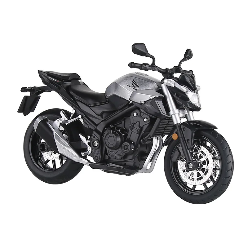 1:12 Honda CB400F CBR1000 modèle de moto jouet voiture corps en métal pneus en caoutchouc Absorption des chocs modèles de moteur cadeaux d'anniversaire