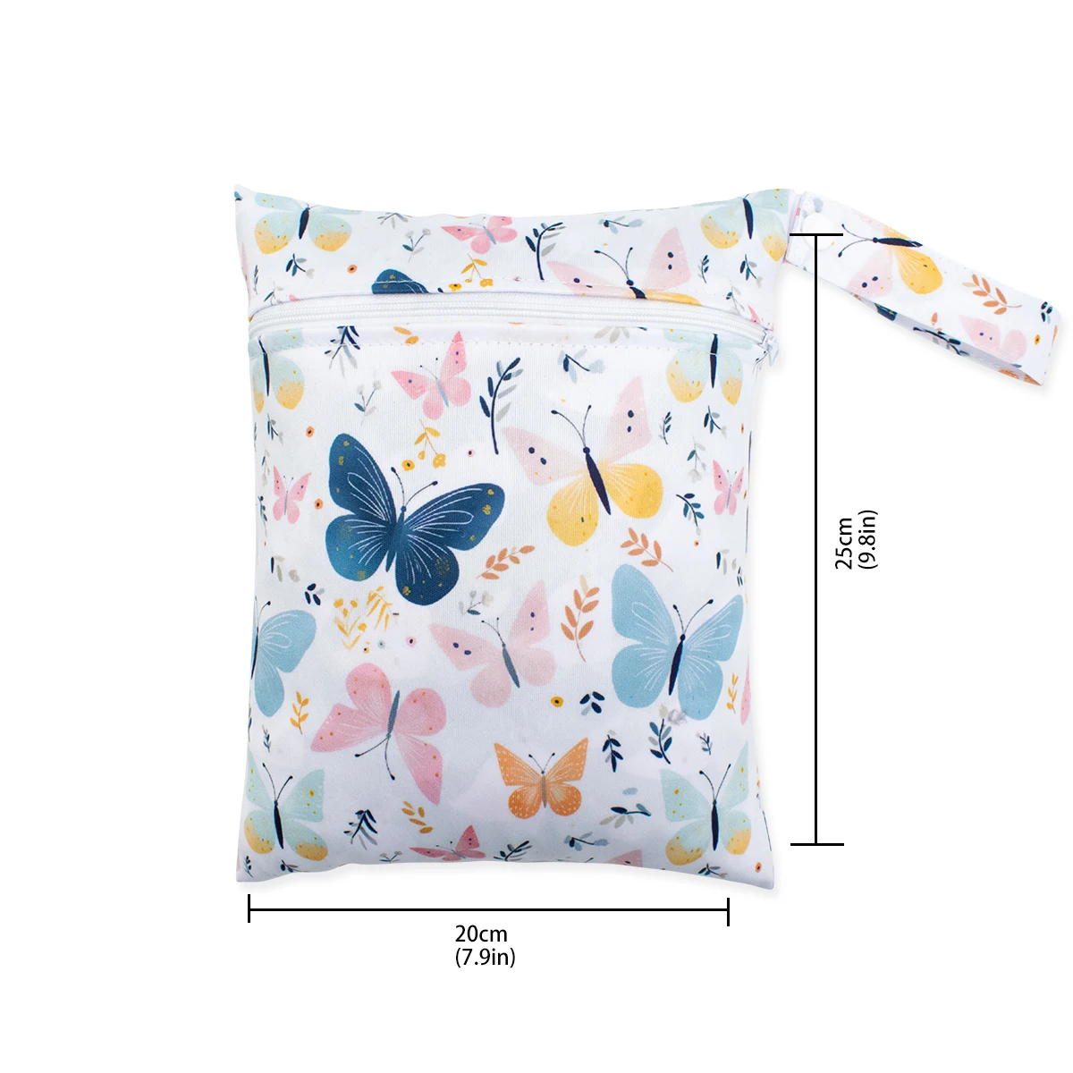 1Pc Reusable Wet Bag for Cloth Diaper,Washable Waterproof Material Suit for Travel, Beach, Yoga, Sports Laundry Bag