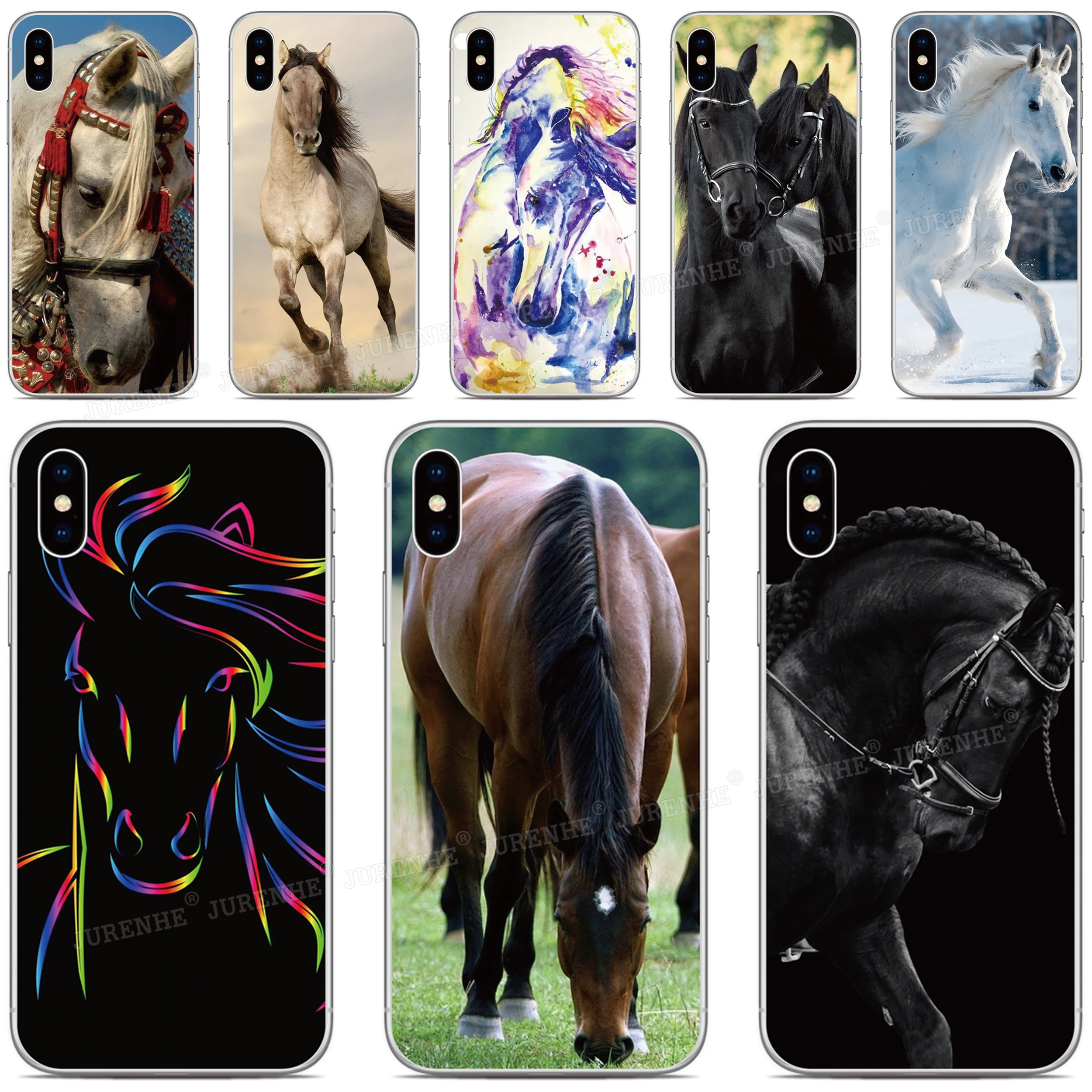 Running Horse Cover For Blackview Wave 6C Color 8 Oscal C80 C70 C20 A52 A53 A55 A70 A85 A90 A95 A96 A100 A200 Pro Phone Case