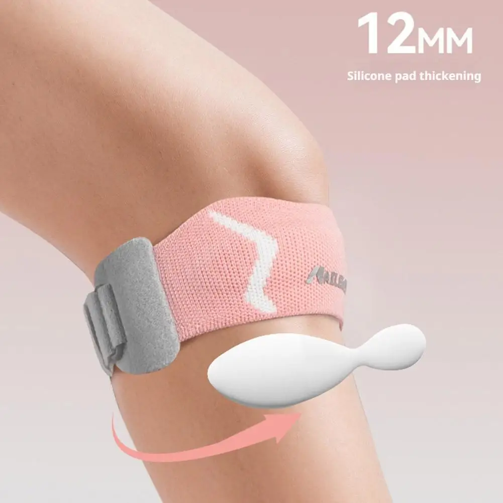 

Patellar Tendon Strap for Knee Pain Relief - Dual Adjustable Compression Band Stabilize Kneecap, Breathable Knit Support for Run