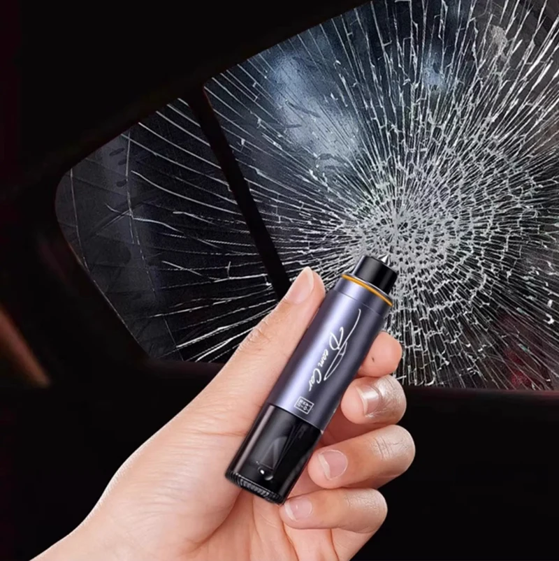 Car Window Safety Hammer Suitable for Xiaomi SU7 2024-2025 Modified Auto Multifunctional 2-in-1 Escape Window Breaker Parts