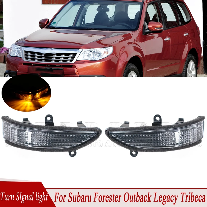 For Subaru Forester Outback Legacy Tribeca LED Car Rearview Side Mirror Turn Signal Light Mirror Repeater Lamp 84401AG052