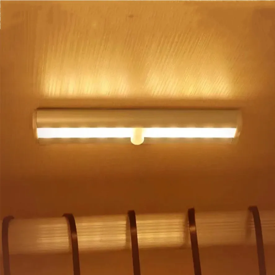 LED Cabinet Light PIR Motion Sensor 6 /10 leds Automatic Sensor Wardrobe Closet Lights Drawer Night Light Lamp for Indoor Lamp