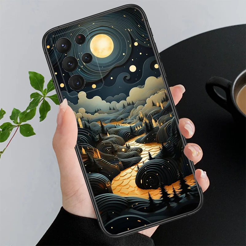 

Landscape Sceneary Phone Case For Samsung S25 S24 S23 S22 S21 S20 Ultra S20 S22 S21 S21 S20 FE S24 Plus