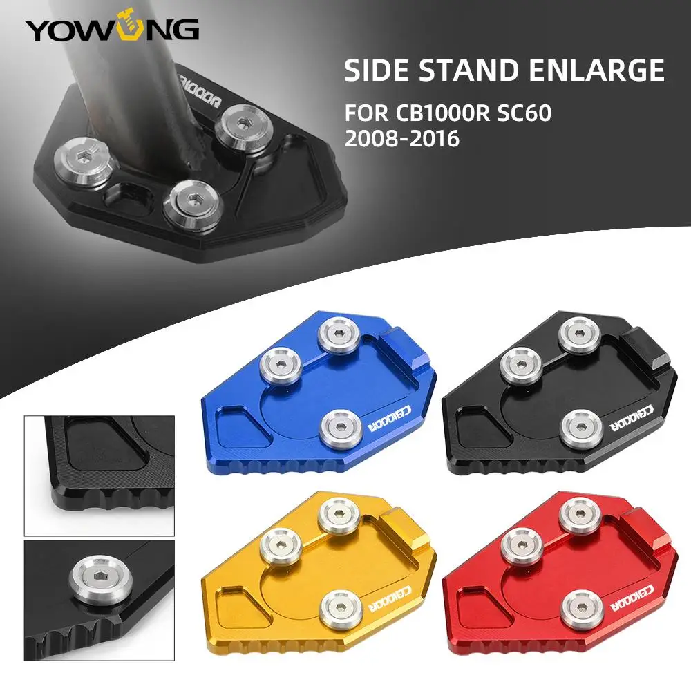 

For Honda CB 1000R cb1000r 2008-2010 2011 2012 2013 2014 2015 2016 Side Stands Pad Parking Enlargement Plate ground Kickstand
