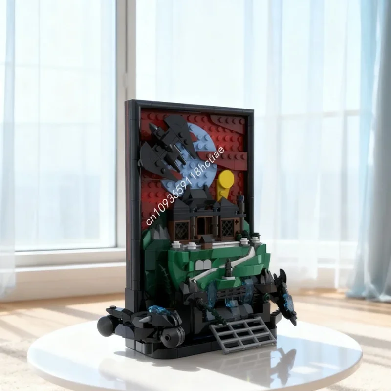 

599pcs MOC UDS BTAS Wayne Manor Super Heroes Model Building Blocks Construction Assemble Christmas Gifts DIY Toy Idea Birthday