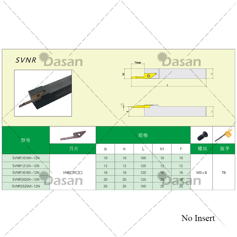 SVNR1010H-12N SVNR1212X-12N SVNR1616X-12N SVNR2020X-12N عمود تخريم تحول المخرطة باستخدام الحساب الآلي أداة القاطع ل VNBR