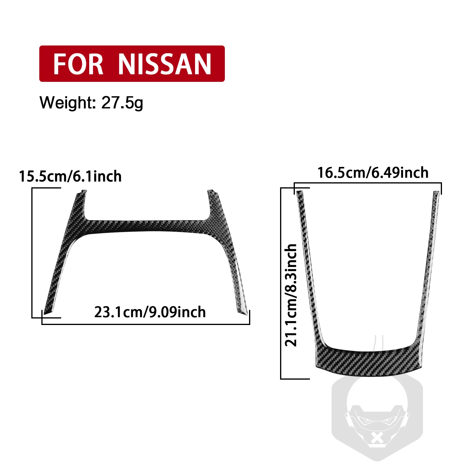 Carbon Fiber Center Console Gears Shifter Frame Decals Car Interior Accessories Sticker Modification For Nissan Slyphy 2016—2019