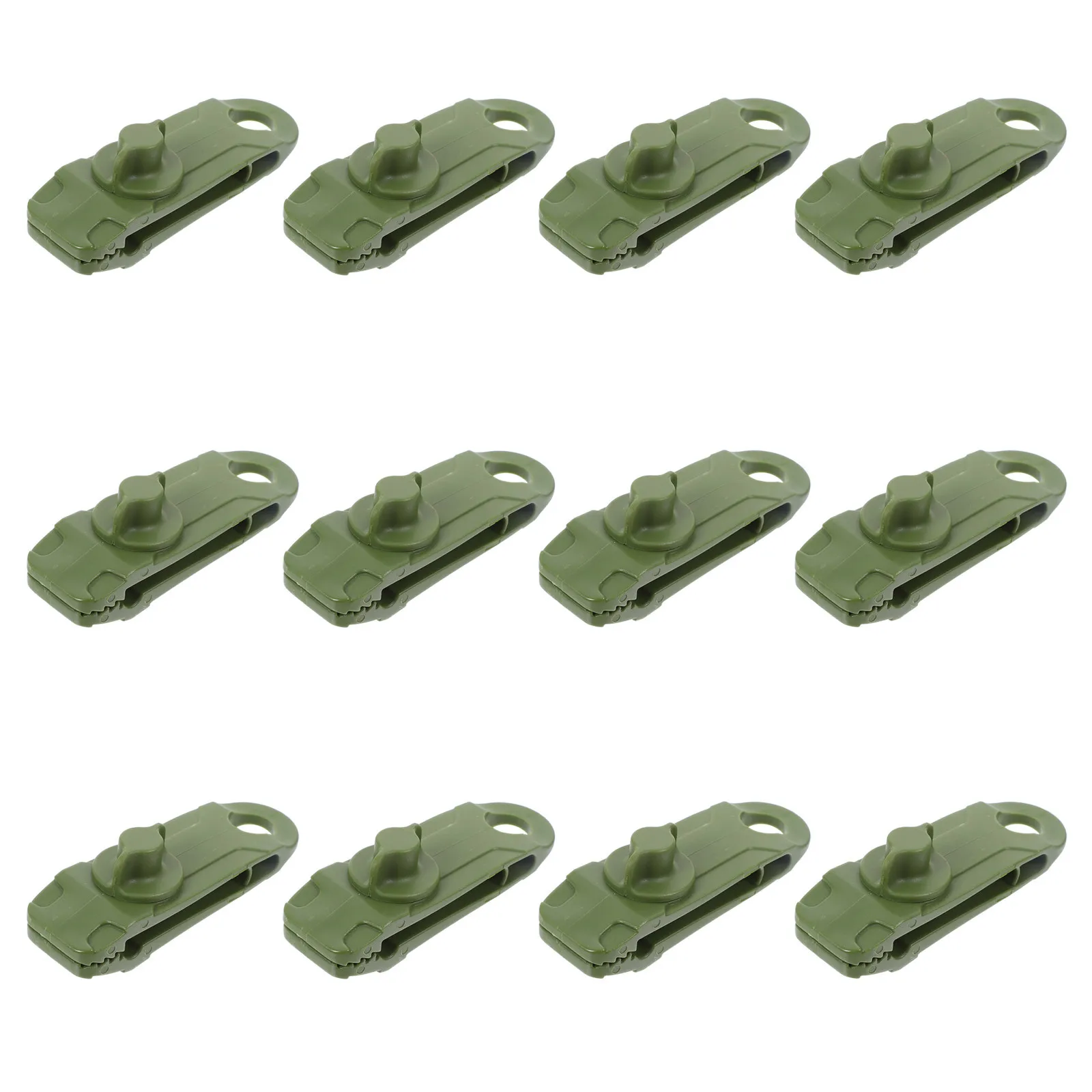 

12 Pcs Awning Tarp Clips Canopy Tent Clamp for Heavy Duty Wear-resistant Fasteners