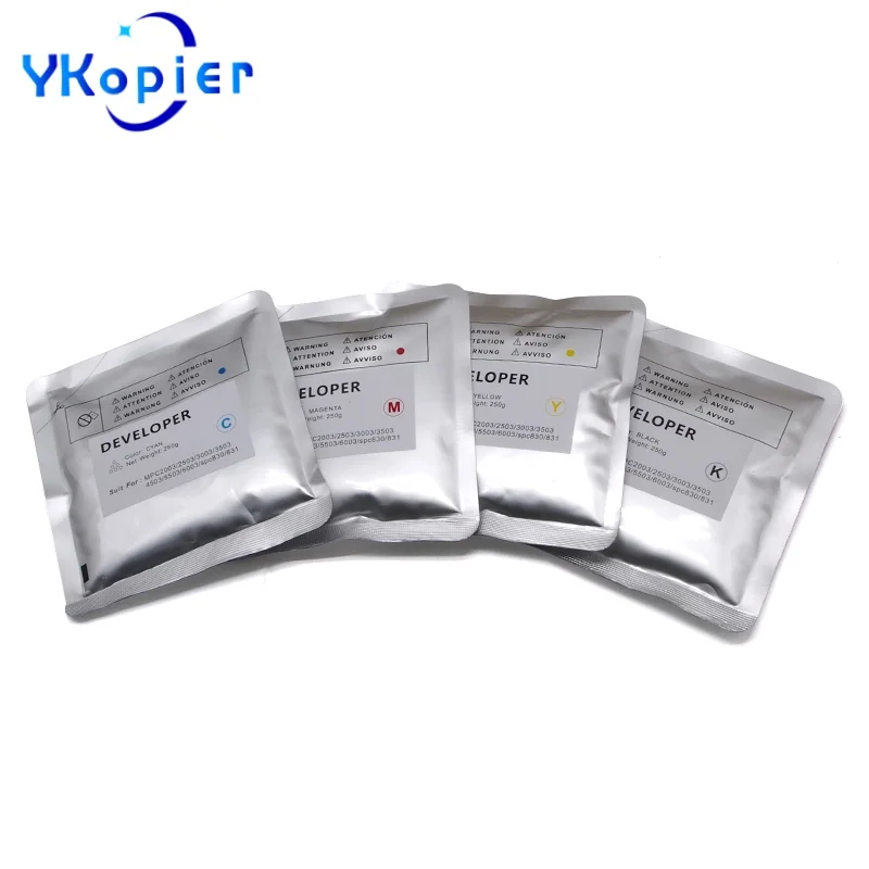 

250G Developer Powder For Ricoh MP C2503 C2003 C3003 C3503 C4503 C5503 C6003 MPC2503 MPC2003 MPC3003 MPC3503 CMYK Developer