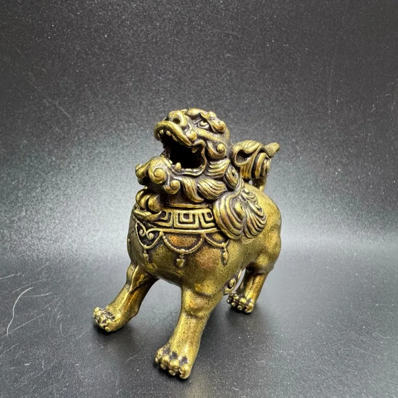 New Aromatherapy Lion Stove Brass Ancient Style Sky-facing Ornament Accessories