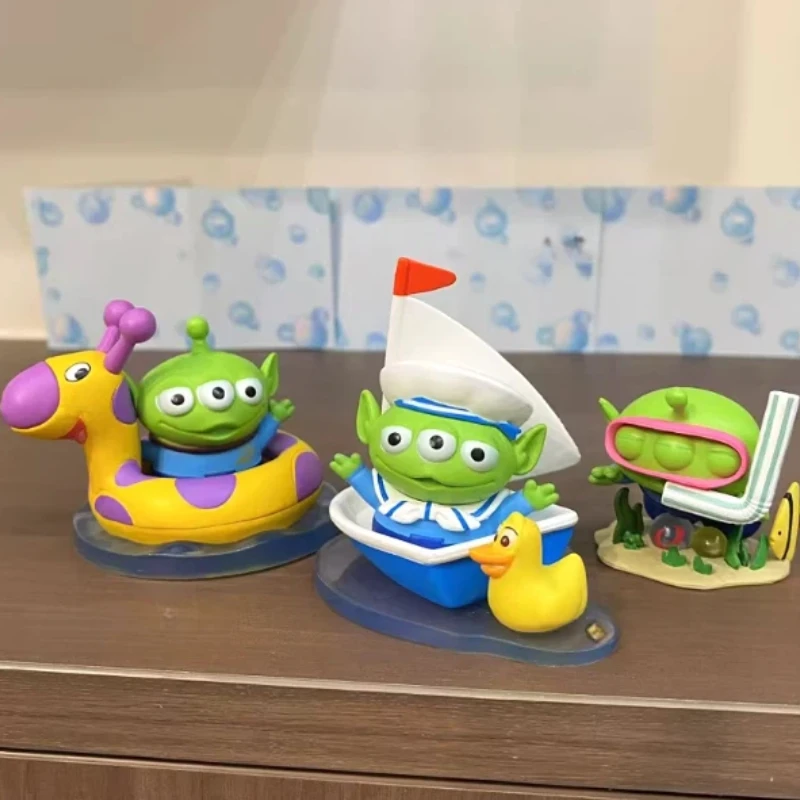 Filmfiguren-Spielzeug: Marine-Tauch- und Schwimmring-Actionfigur mit drei Augen, niedliche Anime-Desktop-Dekoration, besondere Geschenke