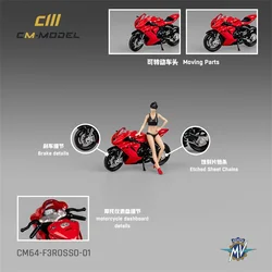 (Pre-order) CM MODEL 1:64 MV Agusta F3Rosso Red With Showgirl MV F3Rosoo