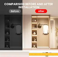COB LED Strip 220V Switch ON/OFF with EU Plug 220V LED Strip Lights Flexible Lamp Tape for Kitchen Home Room Decor 5
