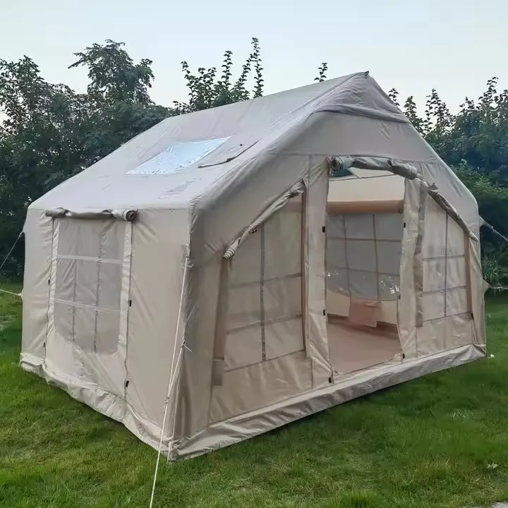 

STLFLuxurious 7.5-square-meter Portable Outdoor Inflatable Tent with Skylight Waterproof Oxford Fabric