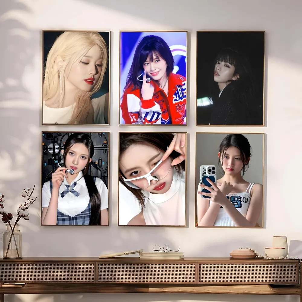 Kpop ive  Poster Paper Print Home Living Room Bedroom Entrance Bar Restaurant Cafe Art Painting Decoration