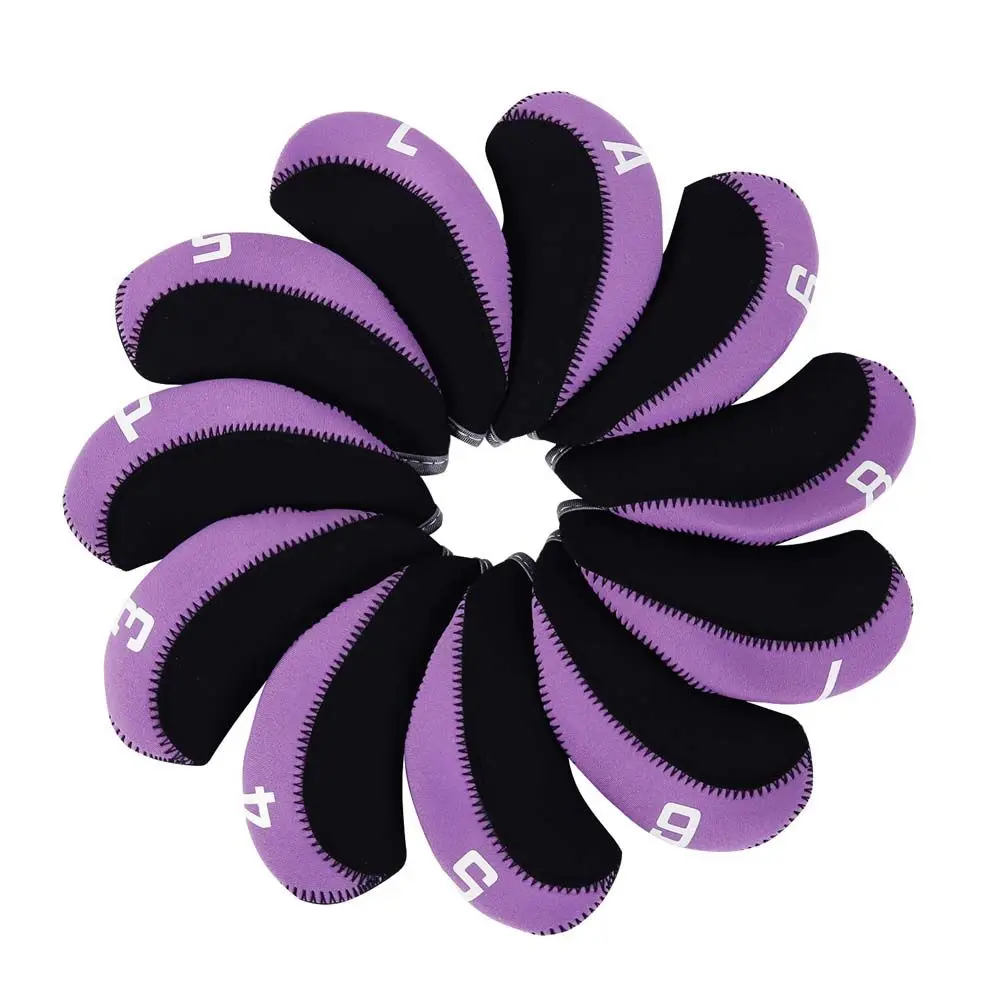 With Number Design Protector Case Golf Training Equipment Golf Club Cover Golf Headcovers Spider Head Cover Golf Iron Headcover
