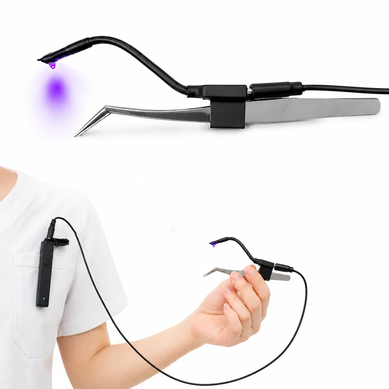 1W Clip-on Mini Uv Lash System 1S Fast Curing Profession Eyelash Extension Lamp Ultraviolet Glue Cure LIghting