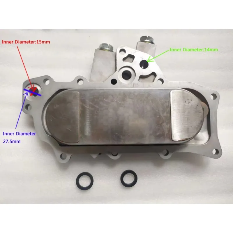 QD32 QD80 Oil Cooler Assy Radiator Assy Oil Cooler Cover With Core For Nissan Pick-Up
