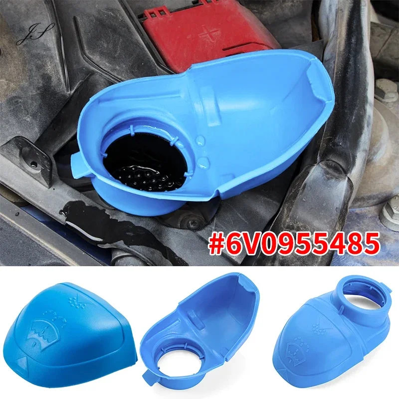 JS Car Wiper Front Wiper Washer Fluid Reservoir Bottle LidCap 6V0955485 For Skoda Octavia A5 A7 Citigo Fabia Superb Karoq Kodiaq