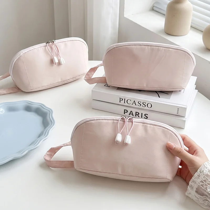

Macaron large capacity cosmetic bag partition storage portable toilet bag ins wind travel portable cosmetic bag