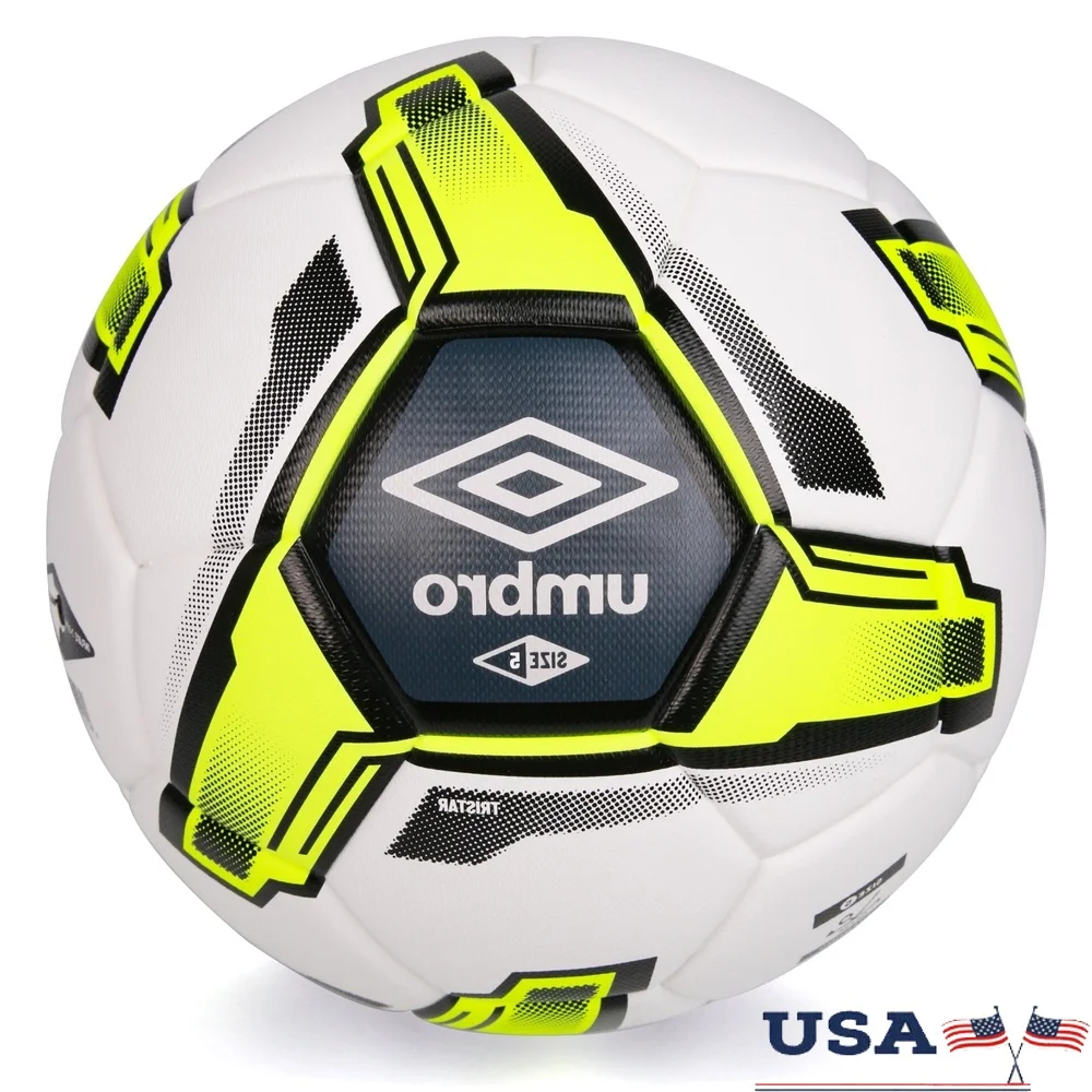 

Durable Size 5 Soccer Ball Adults and Teens Practice Competitive Play 32 Panels Excellent Control Accurate Trajectory Football