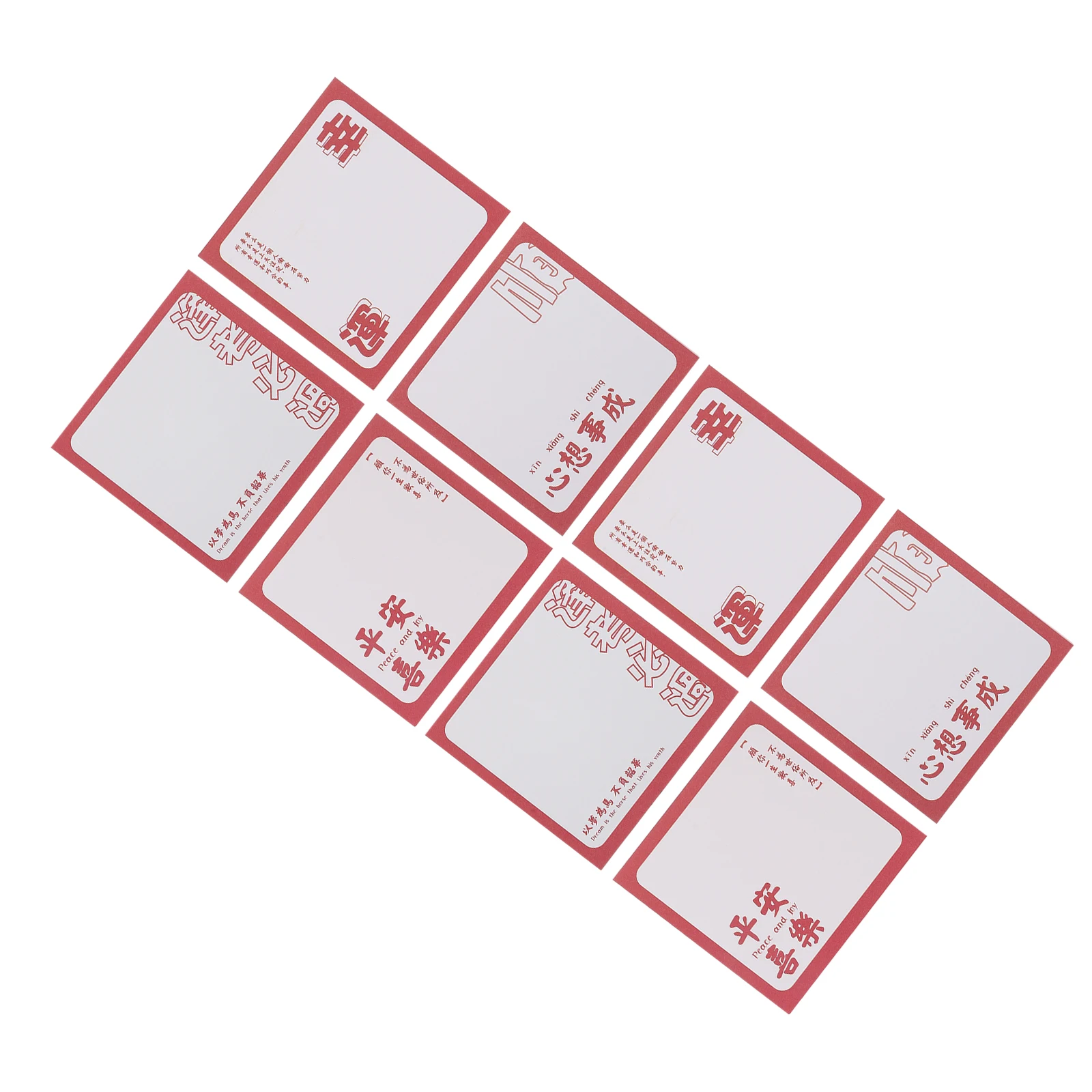 8 Pcs Cute Stationary Sticky Post Notes Self-stick Pads Scrapbooking Office Sticker Memo