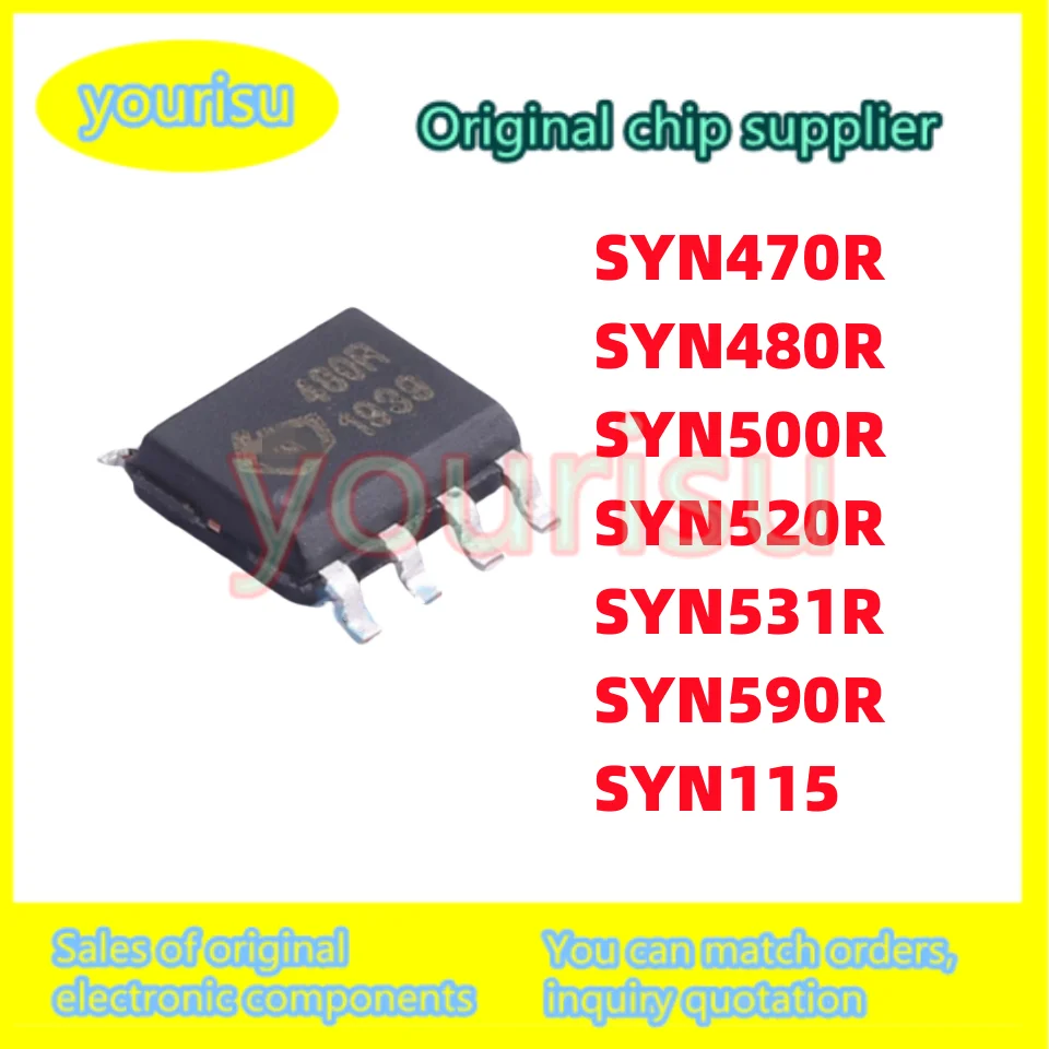 10Pcs/Lot brand new SYN470R SYN480R SYN500R SYN520R SYN531R SYN590R SYN115 SOP RF chip IC