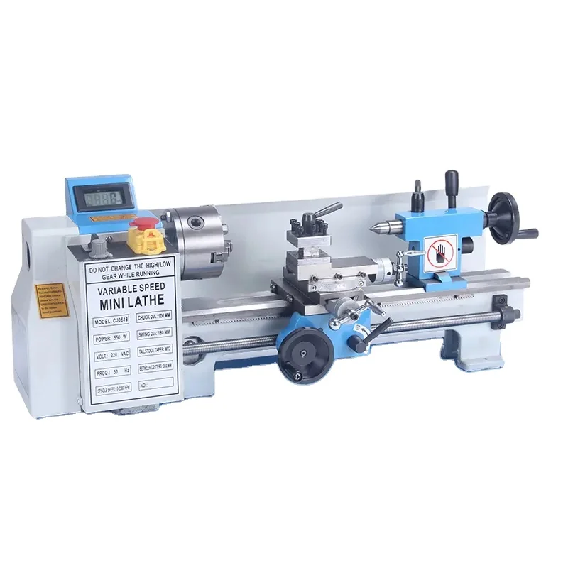 مخرطة يدوية عالية الدقة الأكثر مبيعًا في مصنعنا، مخرطة صغيرة عالية الدقة تتمتع بمقاومة ممتازة للتآكل #1