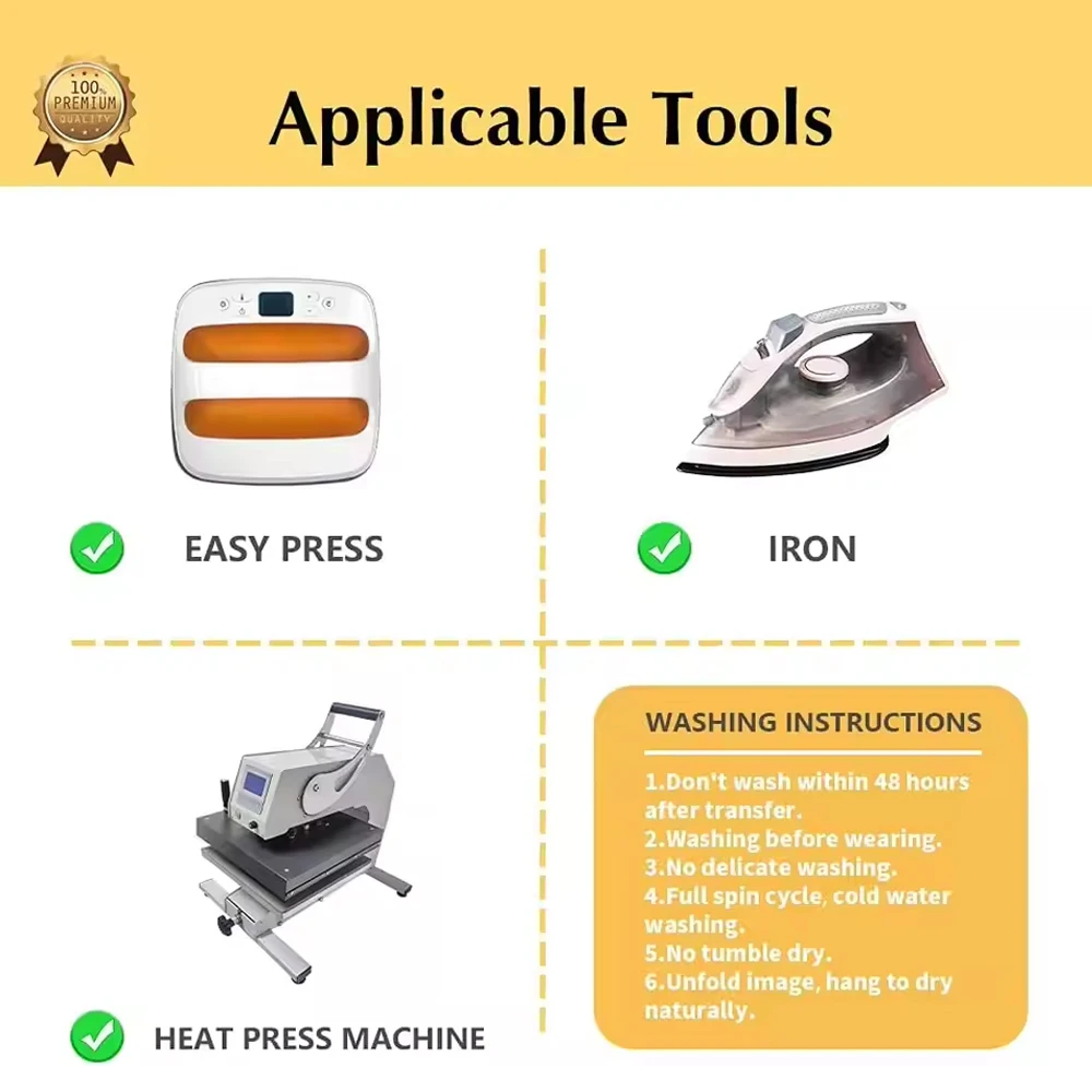 مكواة على ورق نقل الحرارة للقمصان 10 أوراق A4 قماش داكن قابل للطباعة لنقل الحرارة لطابعة نافثة للحبر والليزر