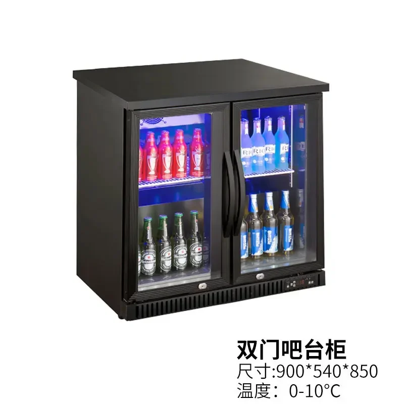 B13 Embedded Water Bar Counter Cabinet Beer Beverage Refrigerated Fresh Wine Display Cabinet Bar Commercial