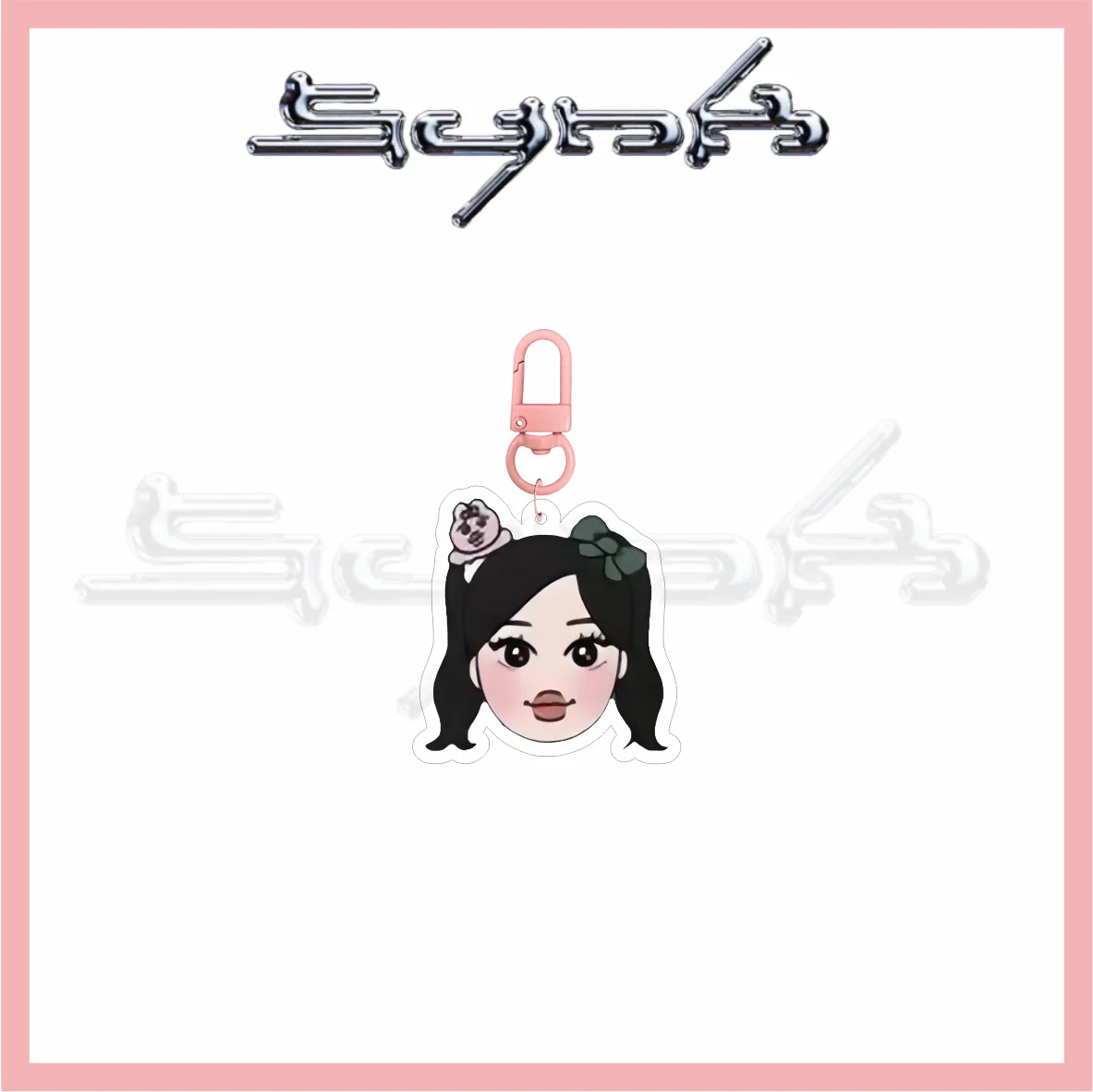 KPOP LIVE TOUR SYNK : PARALLEL LINE Keyring KARINA GISELLE WINTER NINGNING Cartoon Acrylic Keychain Bag Pendant Accessories