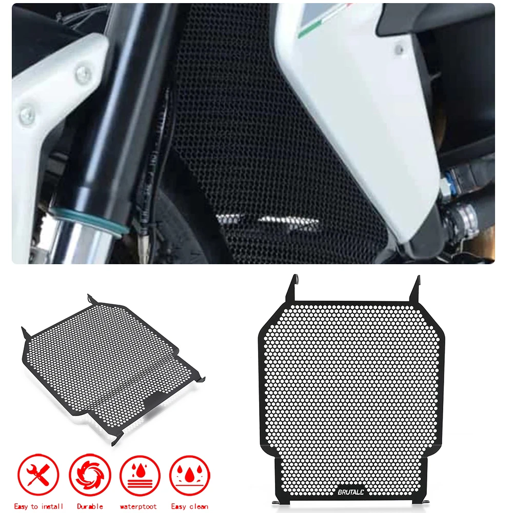 Radiator Guards Radiator Grille Grill Guard Cover Protection FOR MV AGUSTA Dragster/Brutale 800 RC RR Rosso 800RC 800RR 800Rosso