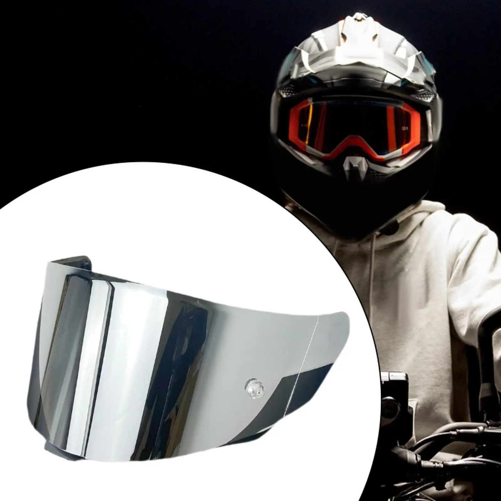 دراجة نارية حاجز الرياح مادة الكمبيوتر المضادة للخدش خوذة قناع حامي العالمي خوذة الملحقات ل KYT TTC #3