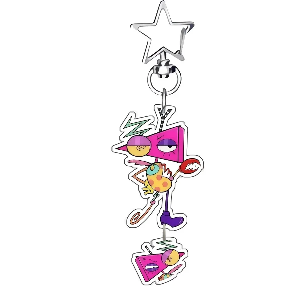 Anime für TADC Pomni Jax Ragatha Zooble Caine Peripherie-Accessoires 5cm Acryl-Schlüsselanhänger Benutzerdefinierte Cartoon-Rucksackanhänger Exquisites Geschenk – Detail 6