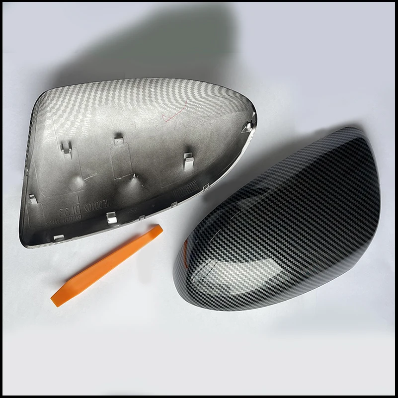 Car Styling Door Side Wing Rearview Mirror Shell Housing Rear-view Mirror Cap Cover Trim For Mazda 2 Demio M2 2009-2014