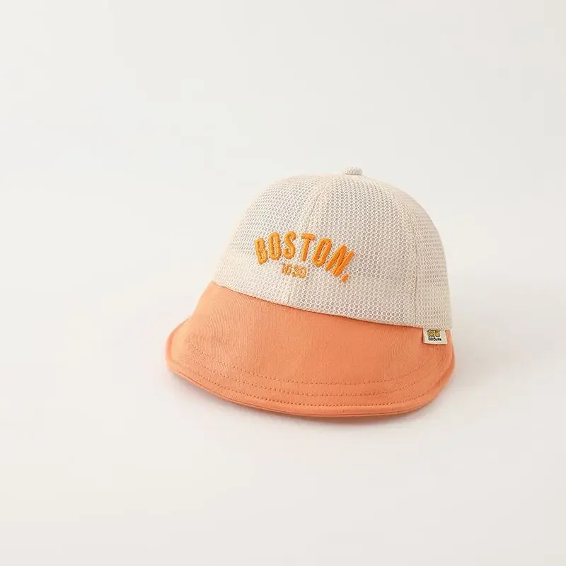 طفل شبكة قبعة بيسبول الاطفال الصيف قبعة الشمس رسالة بلغت ذروتها القبعات 2-6 سنوات بنين بنات جوفاء تنفس واقية من الشمس قبعات الأطفال قناع #5