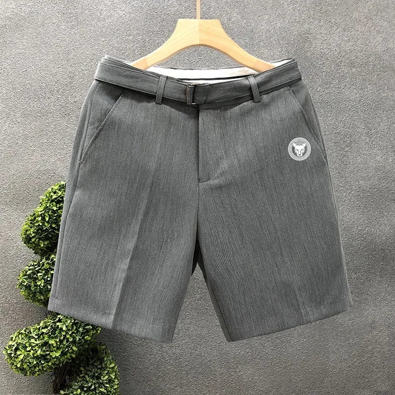 Korean Golf Clothing Men\'s New Suit Shorts Summer Men Golf Wear 2024 Luxury Brand Golf Shorts Fashion Casual Middle Pants