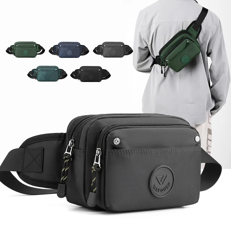 

Men Small Waist Bag Mini Waterproof Multi-purpose Travel Bag Outdoor Sports Cell Phone Key Bag Running Belt Pack