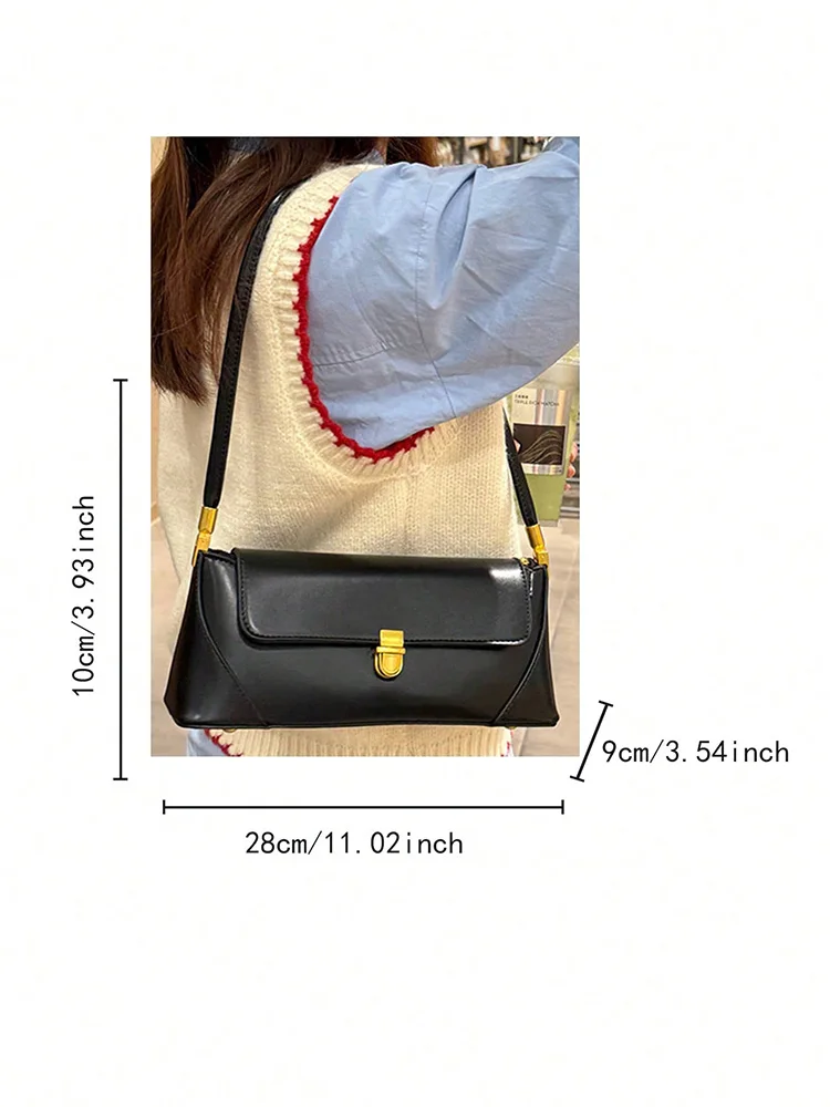 حقيبة كتف ريترو جديدة لعام 2025، حقيبة تحت الإبط، حقيبة يد عصرية كاجوال للنساء للتنقل اليومي حقيبة نسائية متعددة الاستخدامات