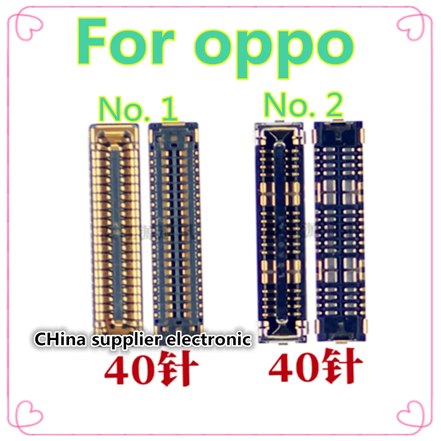 

For Oppo Find X7 motherboard display screen inline display seat sub-tail plug charging connection seat Flex 40-pin